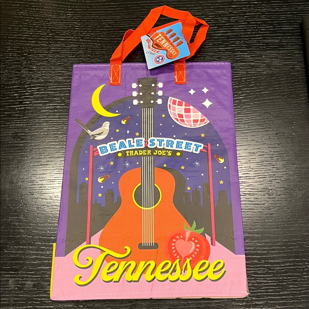 Trader Joe's Reusable Grocery Tennessee Bag, NWT